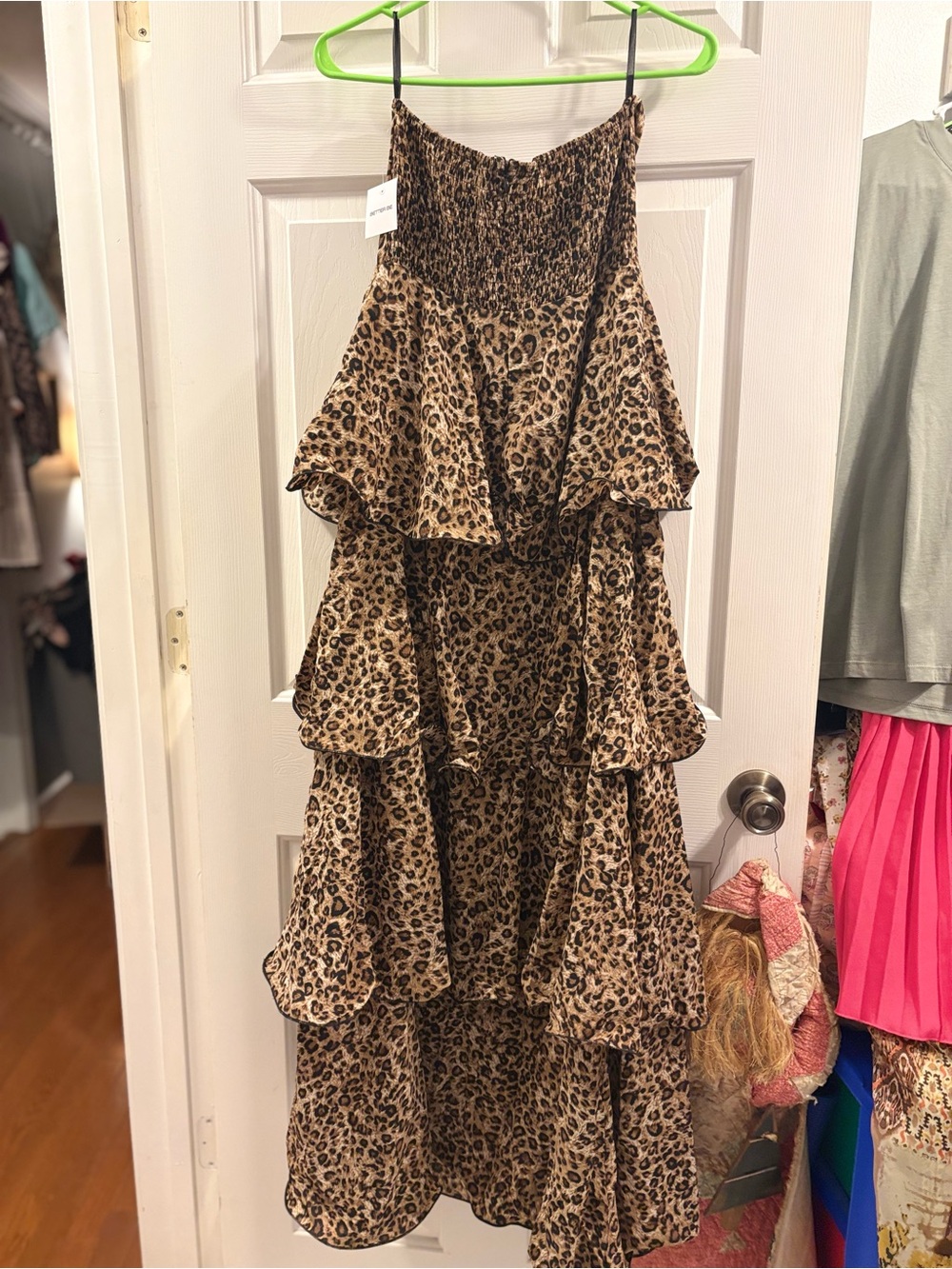 Better Be Leopard Print Midi Skirt in Brown and Black